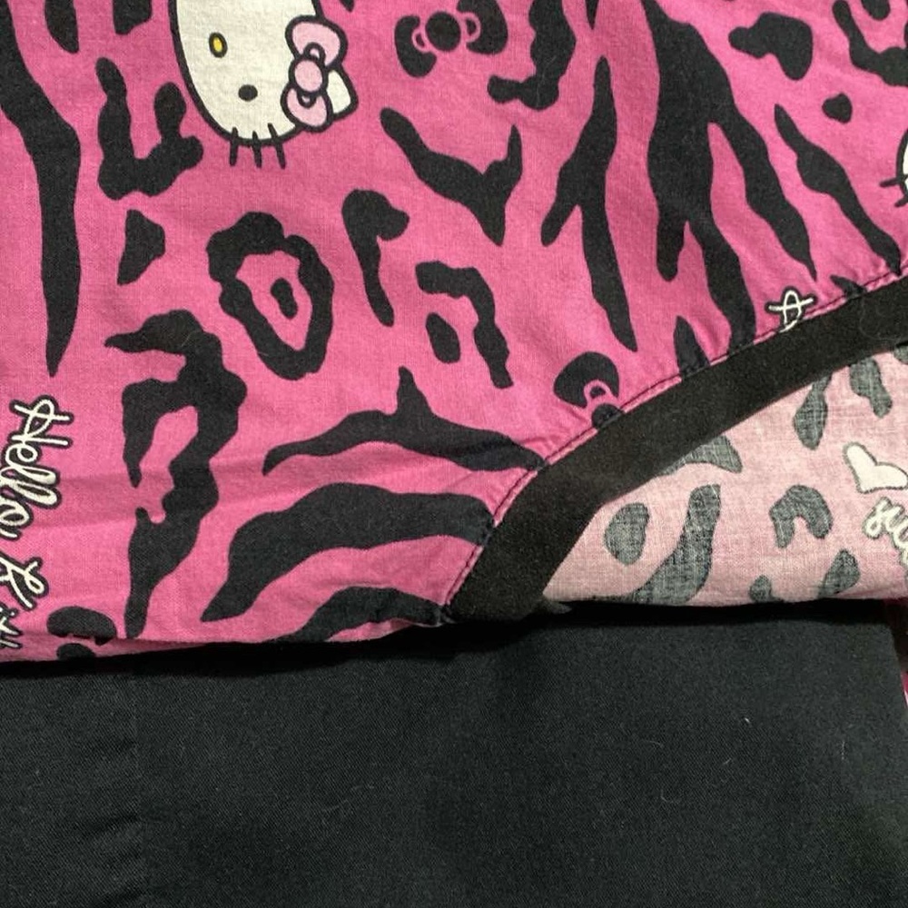 Hello Kitty Pink Animal Print Top